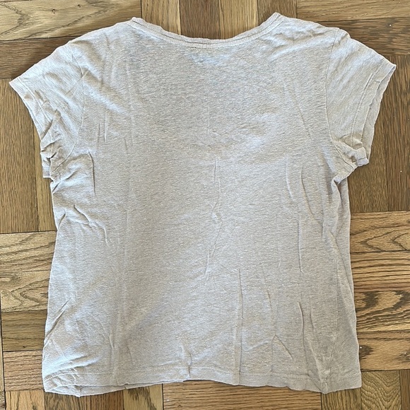 EUC Express Beige Tee - Picture 2 of 4